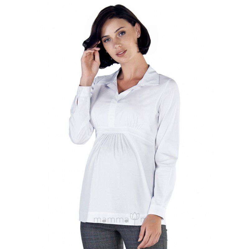 Ebru maternity 4116EB Рубашка для беременных Белый