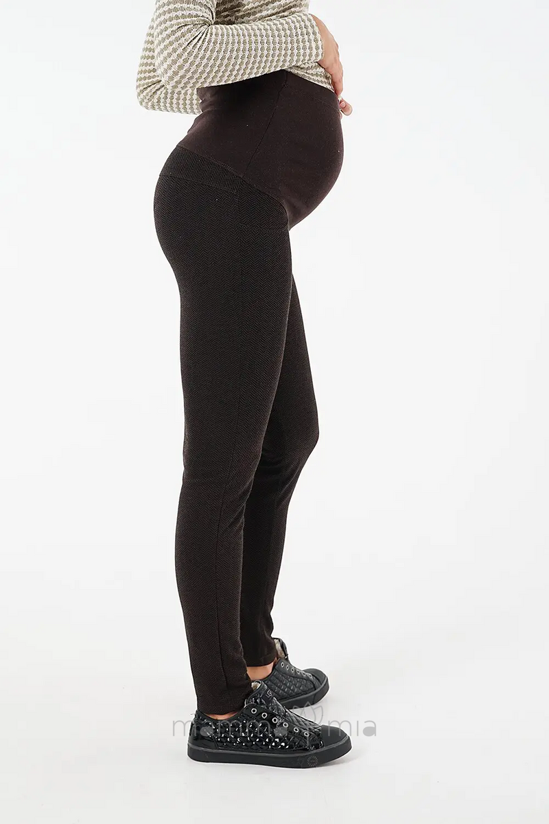 TO BE 1082424-3 Pantaloni (leggins) pentru gravide Maro