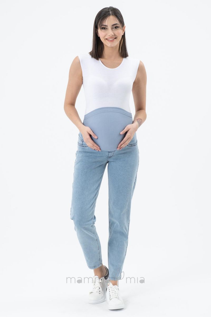 Busa 1412/40BS Брюки джинсовые для беременных голубой варка 1
