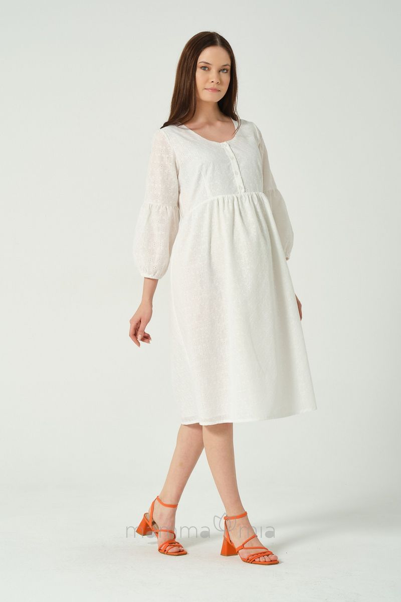 Busa 7566BS Платье для беременных Белый