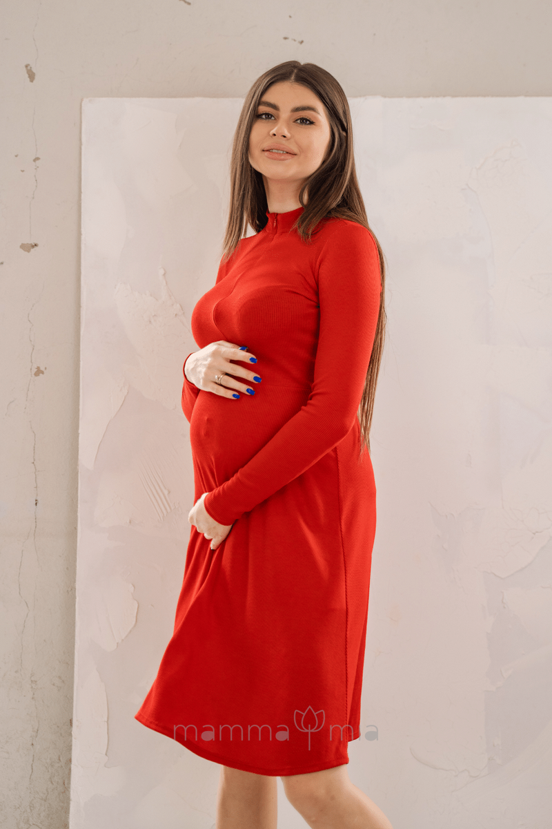 To BE 4287138 Платье для беременных Красный