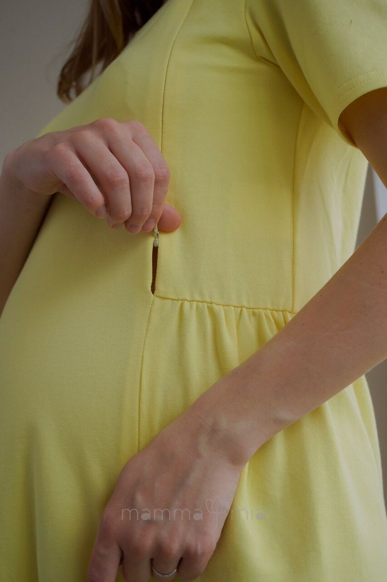 4242262 Платье для беременных Жёлтый