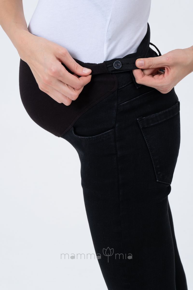 Busa 9152/40BS Брюки джинсовые для беременных Черный