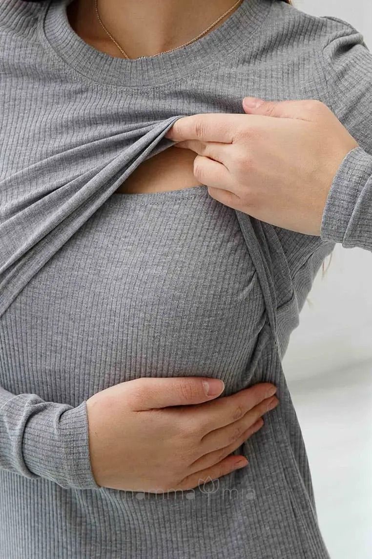 Lullababe Bluza tricotata pentru perioada de sarcina si alaptare Poznan меланж
