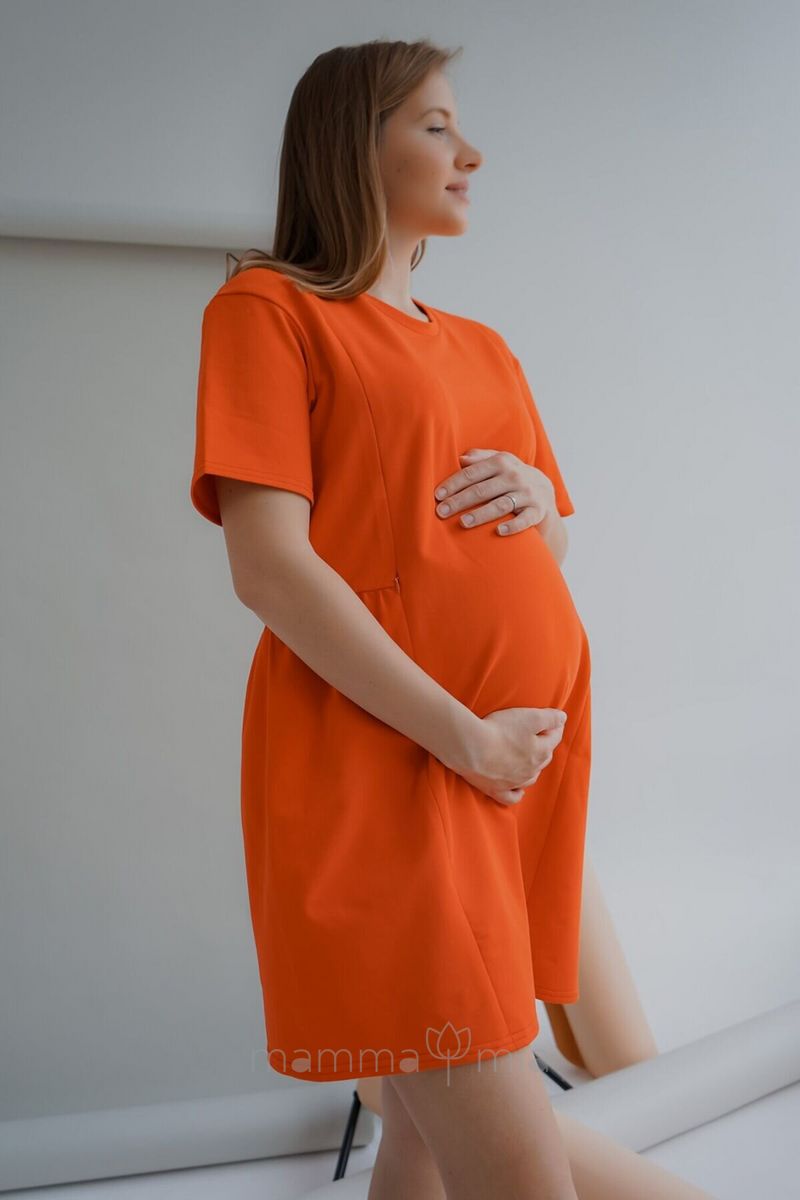 To BE 4242262 Платье для беременных оранжевый