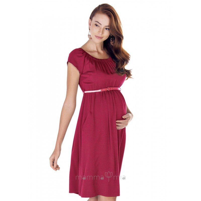Ebru maternity 3706EB Платье для беременных Кирпичный
