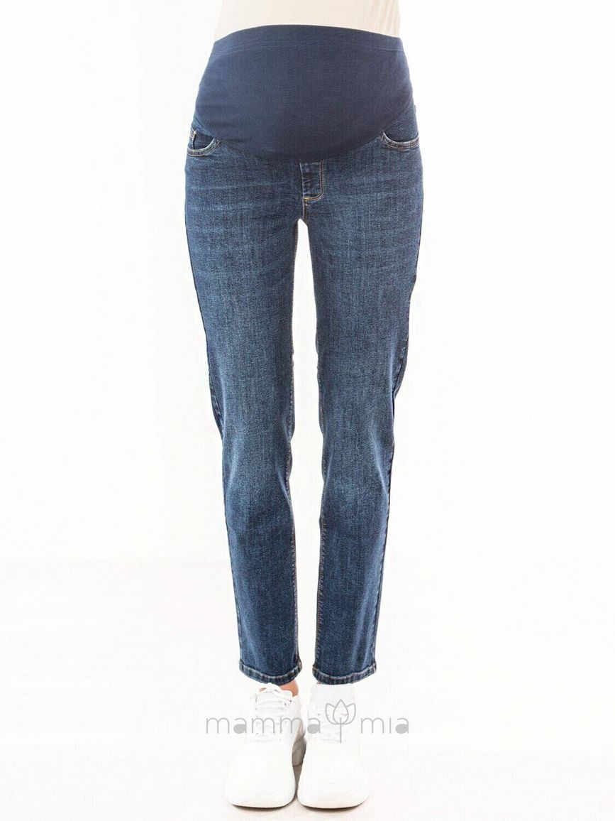 Busa 9119/40BS Брюки джинсовые для беременных темно синий