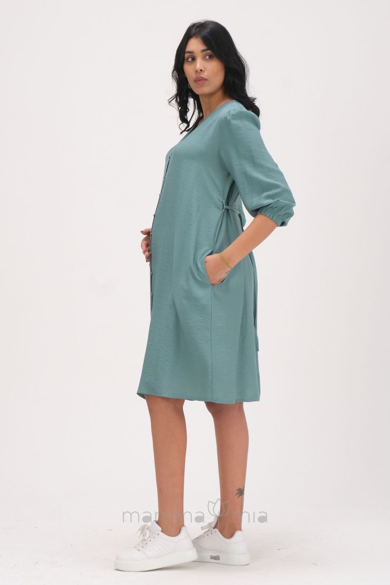 Busa 7422BS Платье для беременных бирюзовый