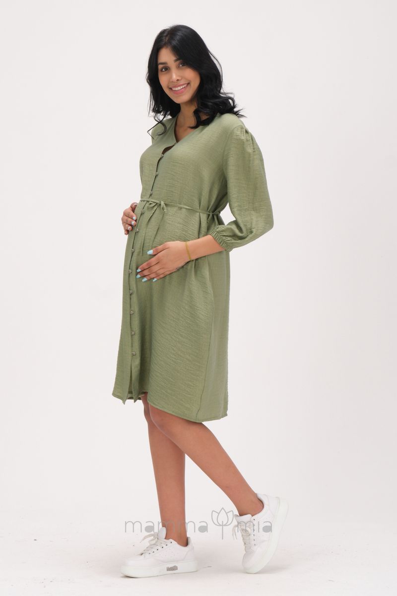 Busa 7422BS Платье для беременных Фисташковый