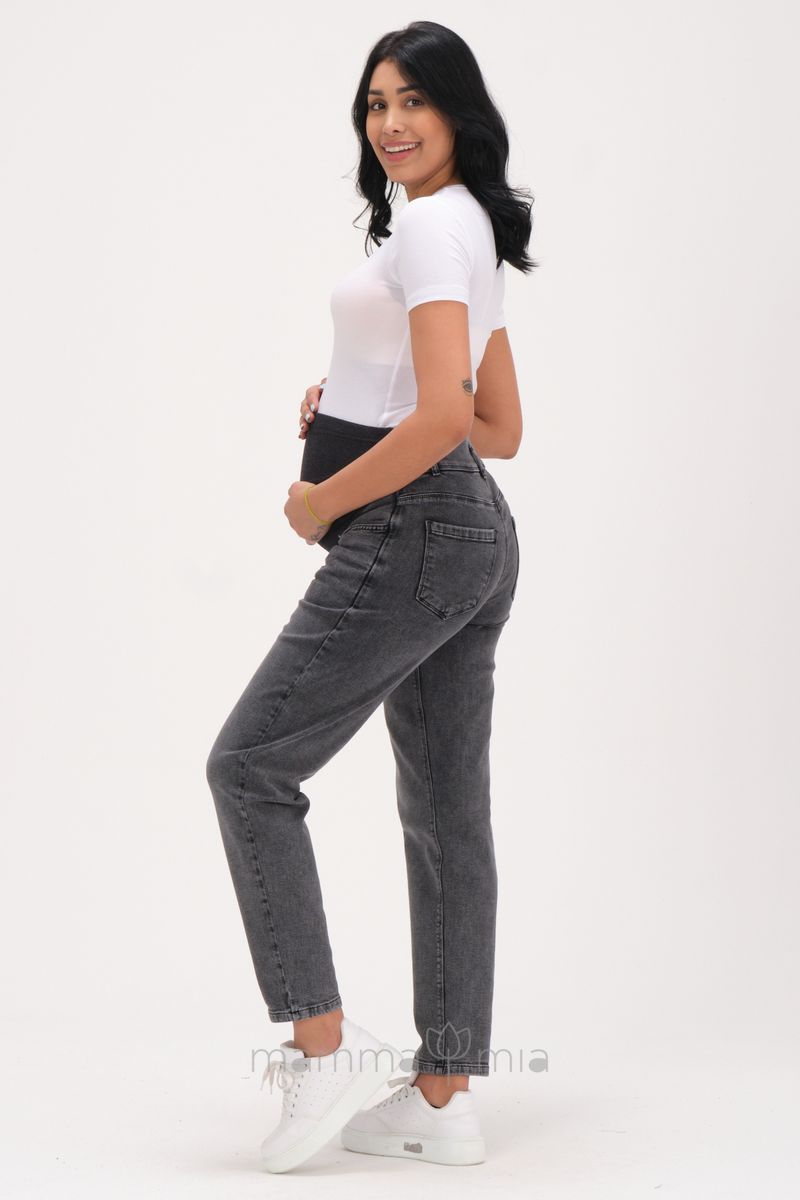 Busa 9144/40BS Брюки джинсовые для беременных серый