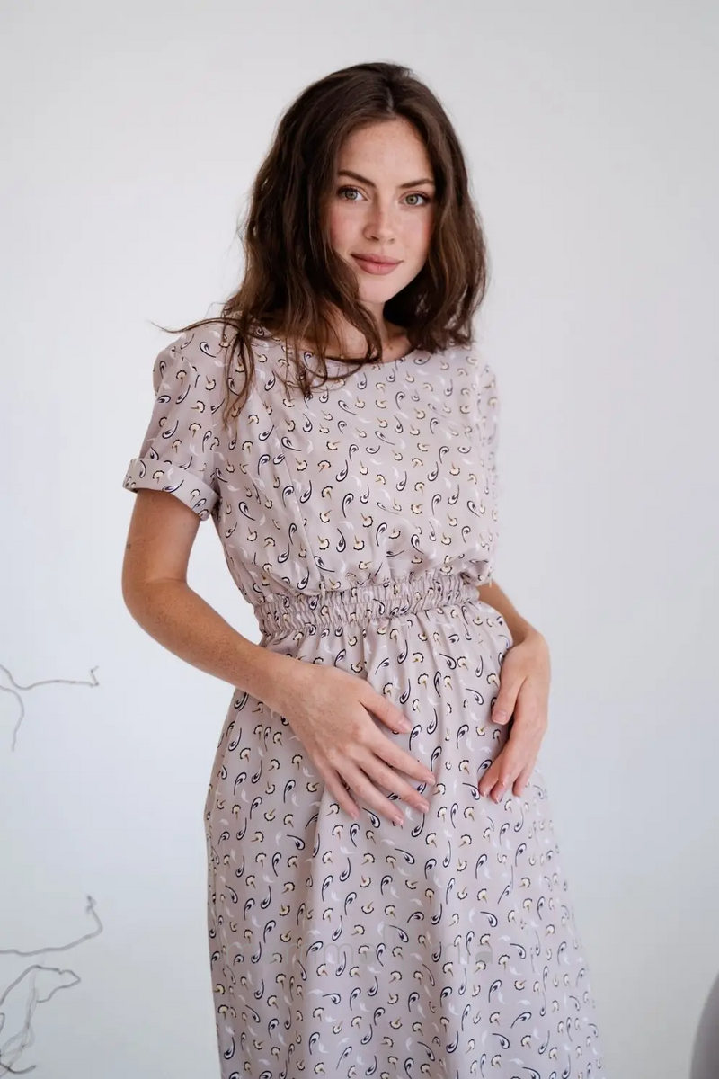 To BE 3178745 Платье для беременных Бежевый