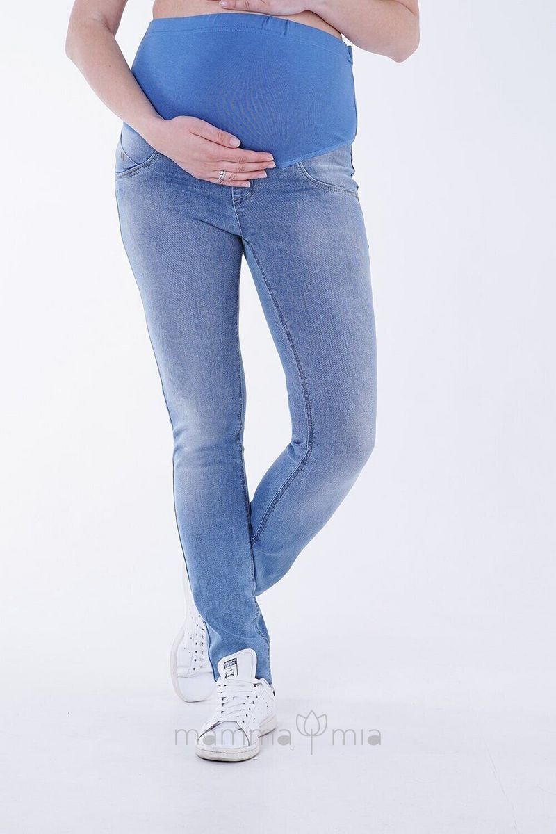 To BE 1106691-3 Брюки джинсовые для беременных синий варка 1