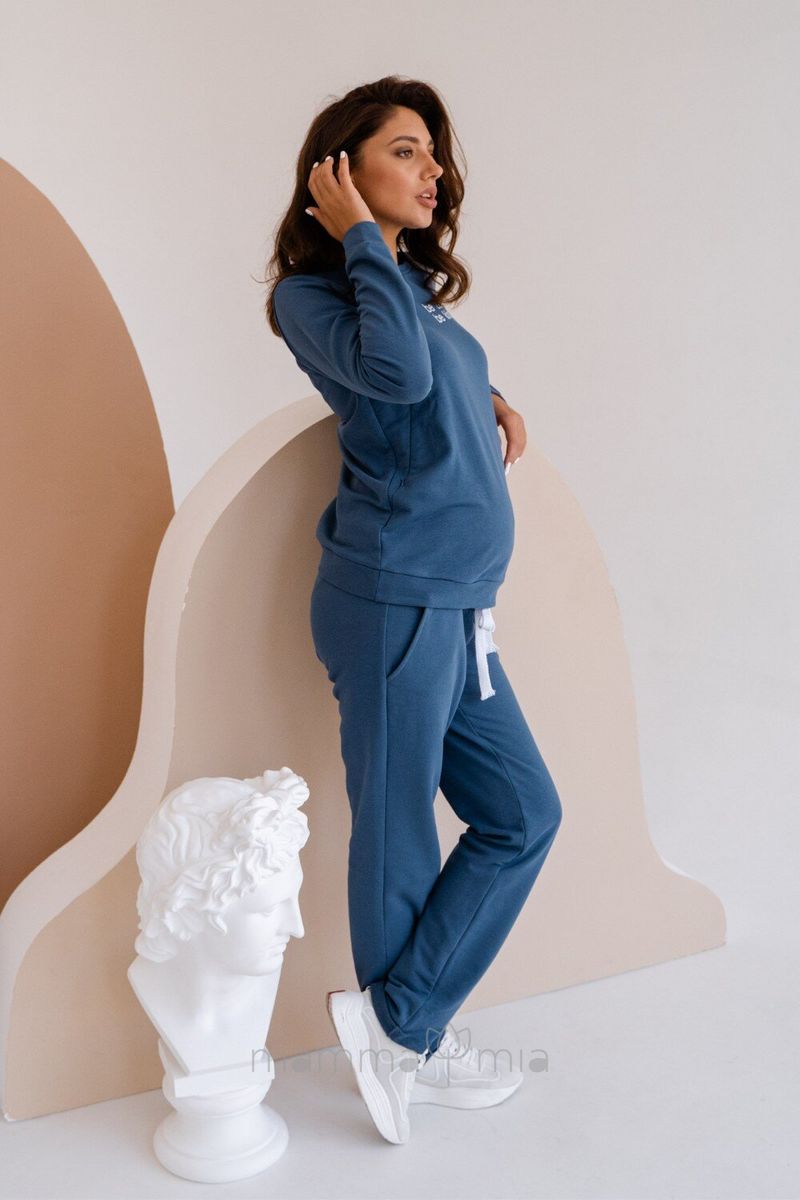 To BE 4205114-72 Спортивный костюм для беременных синий