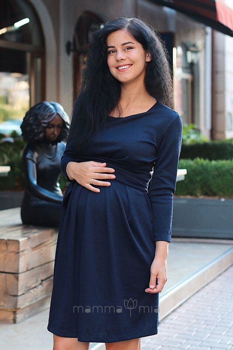 To BE 4109653 Платье для беременных синий