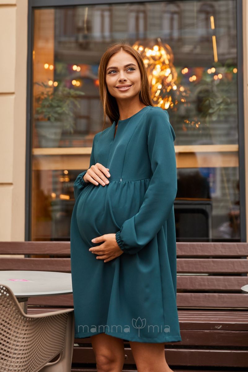 Lullababe Платье для беременных и кормящих Genoa бутылочный