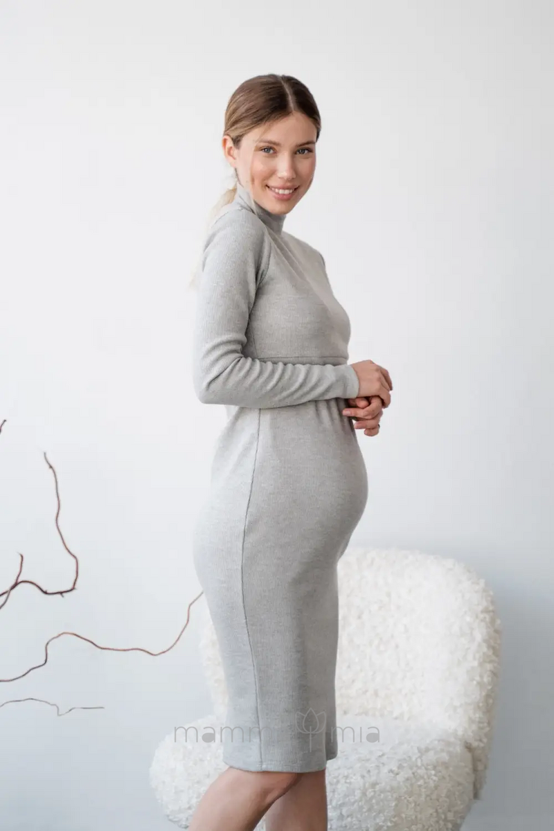 To BE 4217133 Платье для беременных светло-серый