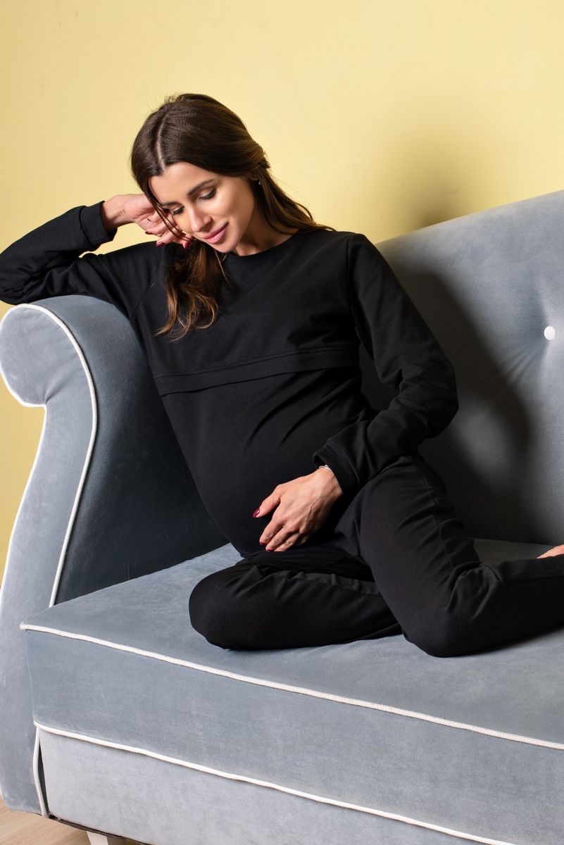 Lullababe Базовый костюм для беременных и кормящих Detroit Черный