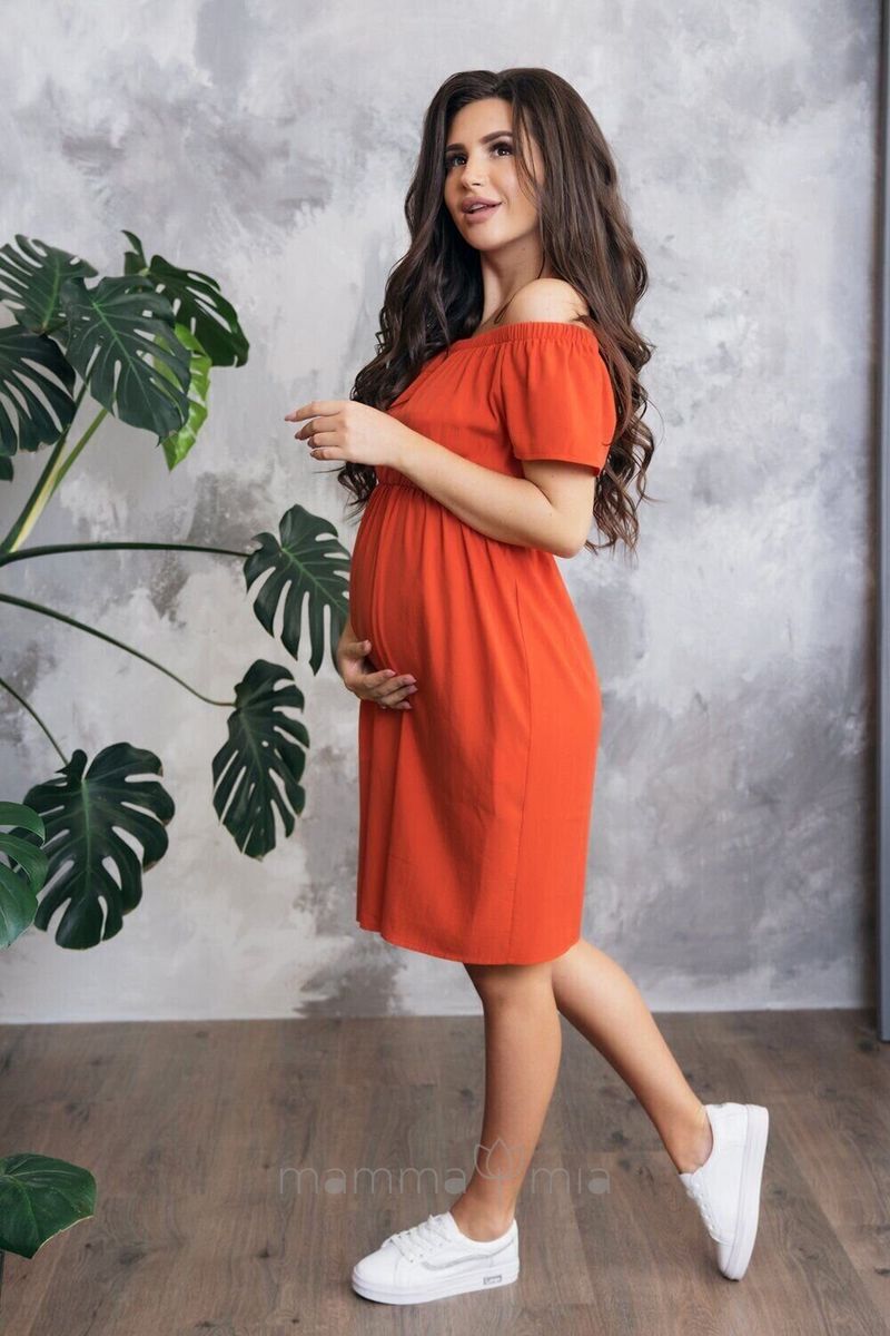 To BE 4169616 Платье для беременных Красный