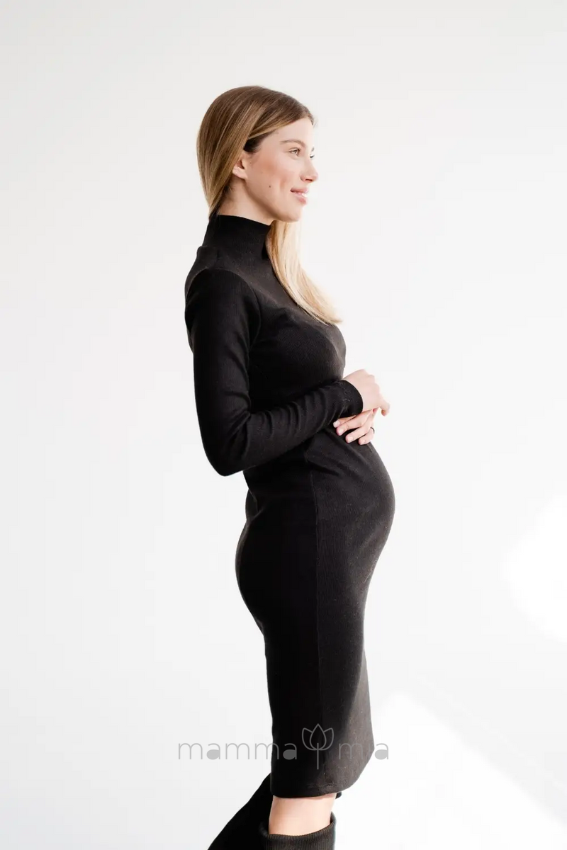 To BE 4217133 Платье для беременных Черный