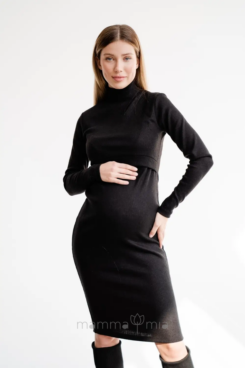 To BE 4217133 Платье для беременных Черный