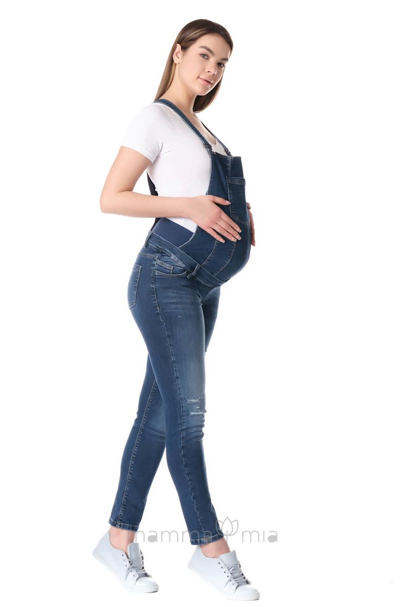 Busa 9058BS Комбинезон джинсовый для беременных MAVI