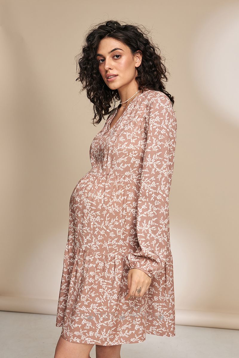 DR-33.052 Платье для беременных Alicia каппучино