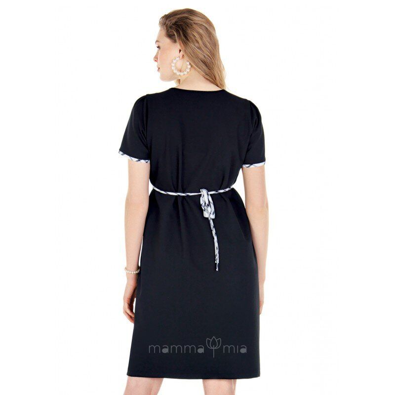 Ebru maternity 4663EB Платье для беременных Черный