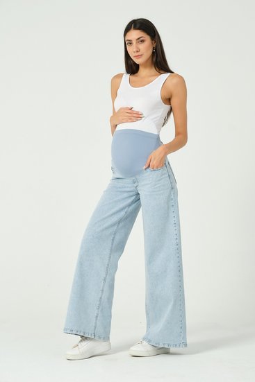 Busa 9161/40BS Брюки джинсовые для беременных светло-голубой