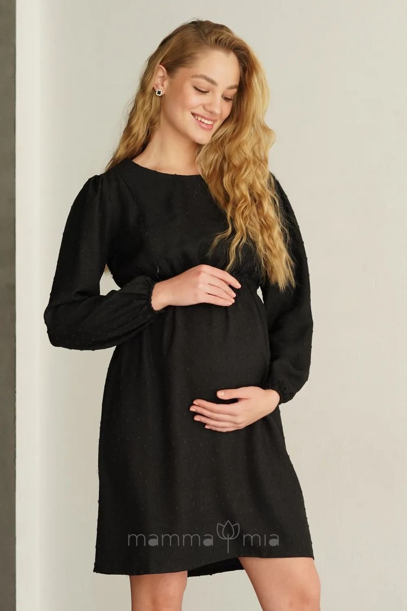 To BE 4497763 Платье для беременных Черный