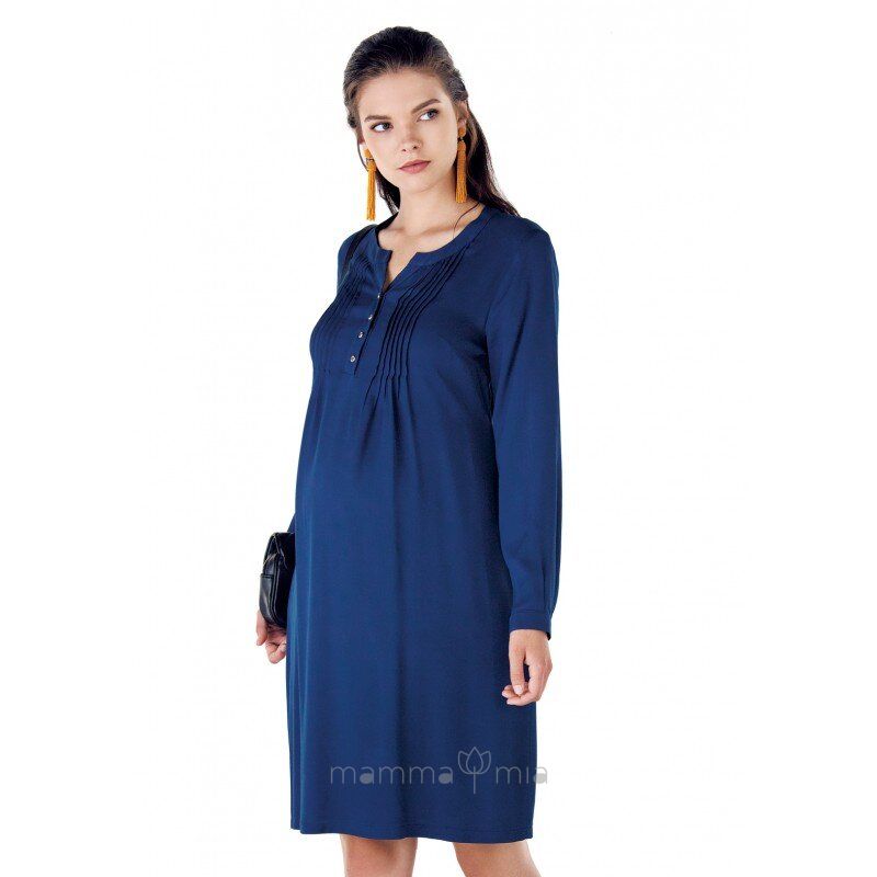 Ebru maternity 4447EB Платье для беременных Темно-синий