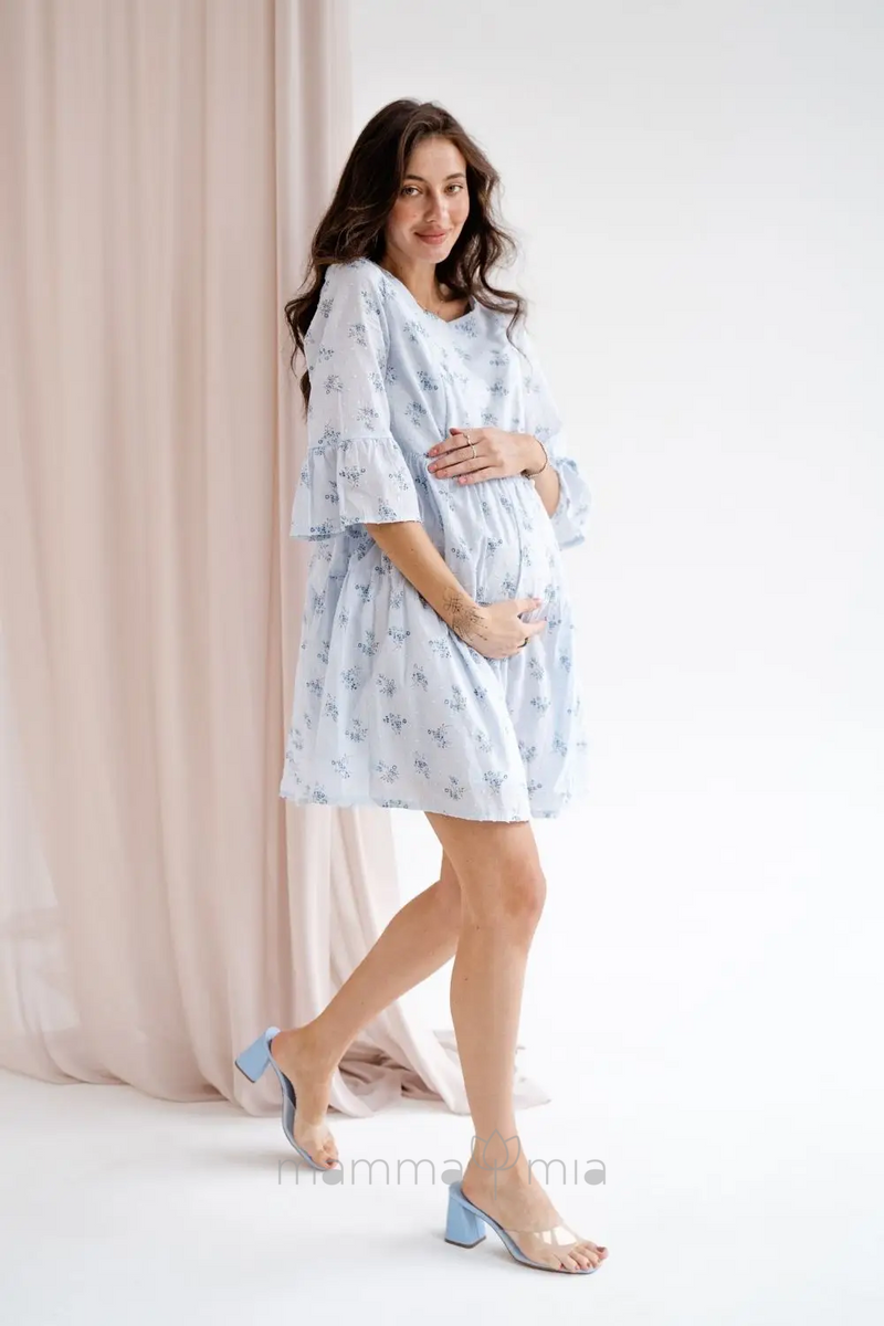 To BE 4250717 Платье для беременных Голубой