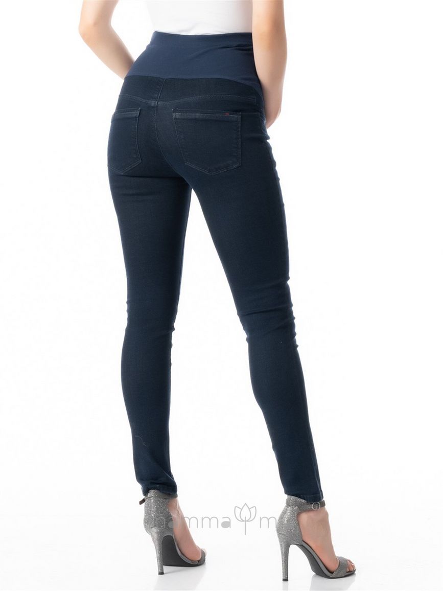Busa 9029/39BS Брюки джинсовые для беременных темно синий