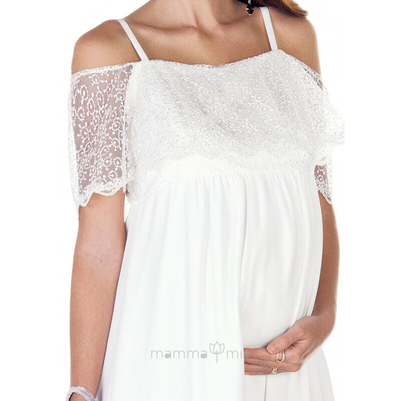 Ebru maternity 3726EB Платье для беременных Белый