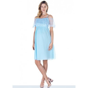 Ebru maternity 3726EB Платье для беременных Голубой