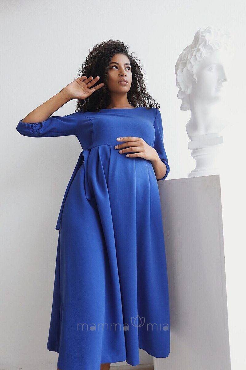 To BE 0308206 Платье для беременных синий