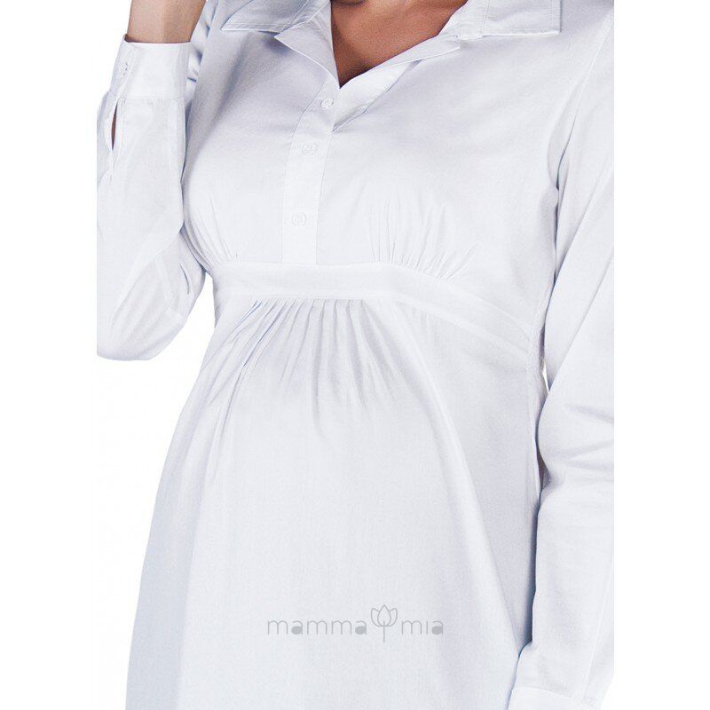 Ebru maternity 4116EB Рубашка для беременных Белый