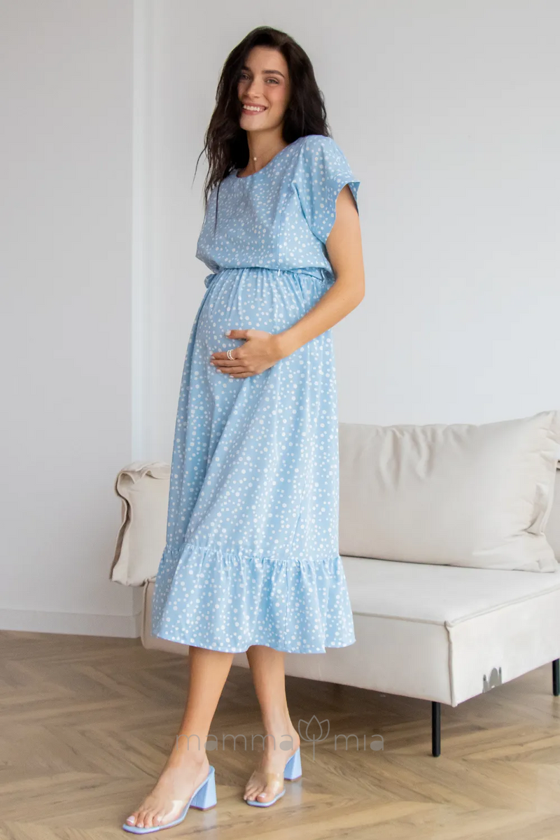 To BE 4337760 Платье для беременных Голубой
