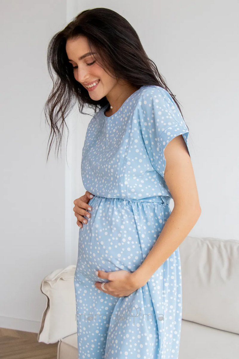To BE 4337760 Платье для беременных Голубой