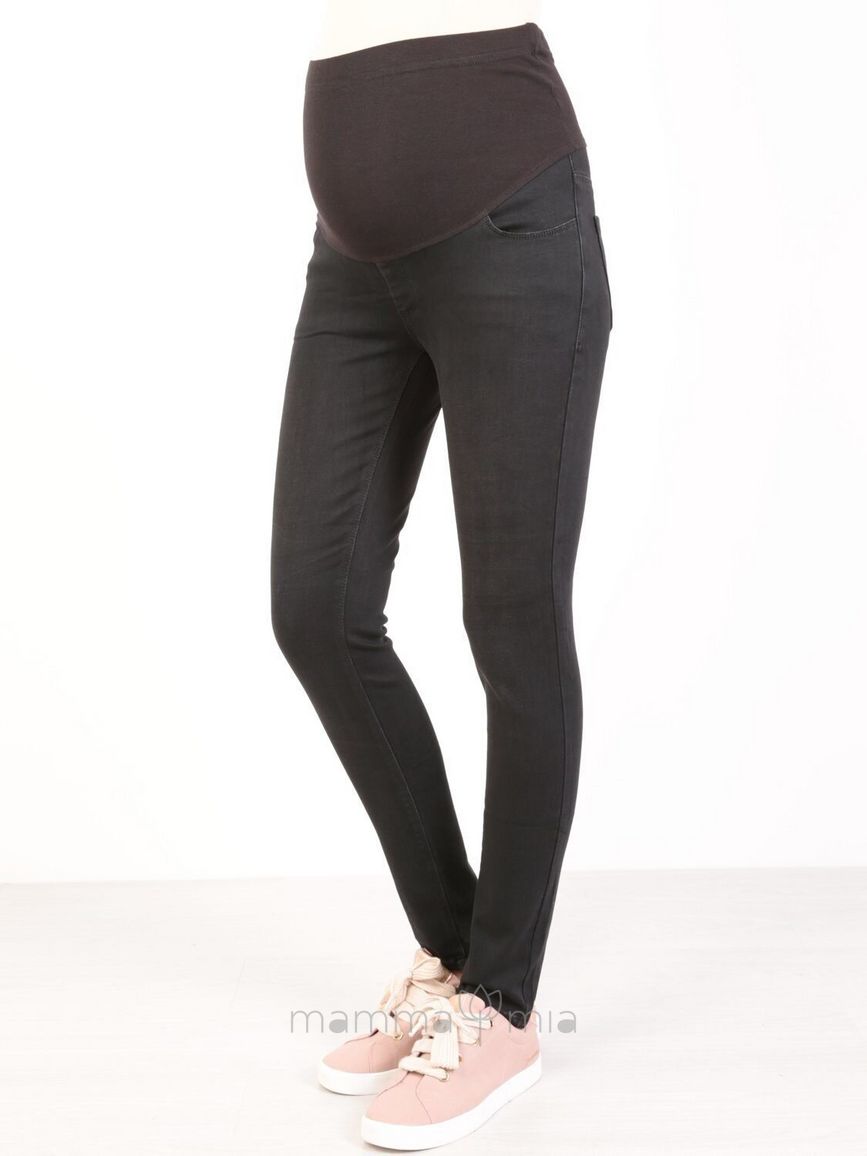 Busa 9038/39BS Утепленные брюки джинсовые для беременных Черный
