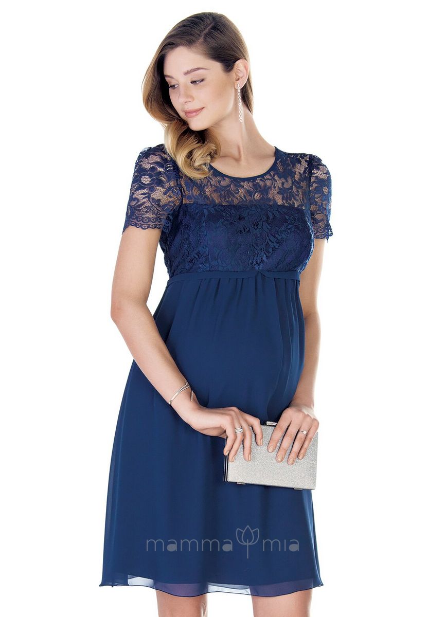 Ebru maternity 3769EB Платье для беременных Темно-синий