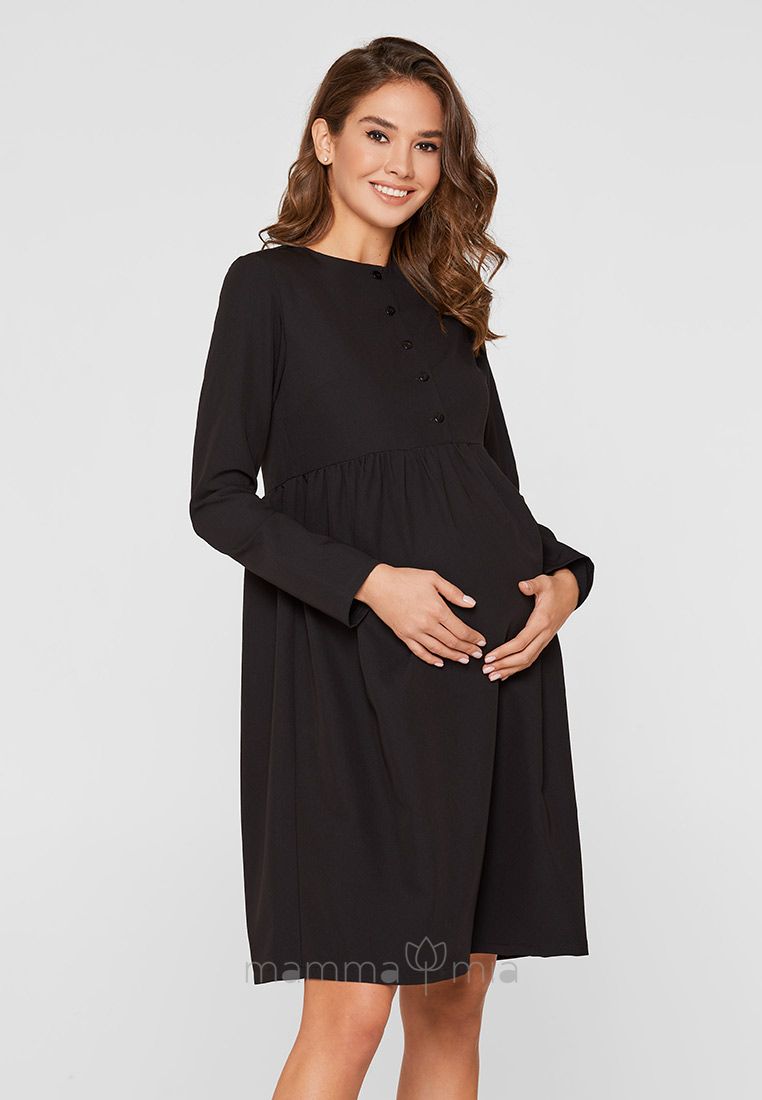 Lullababe Платье для беременных и кормящих Beirut Черный