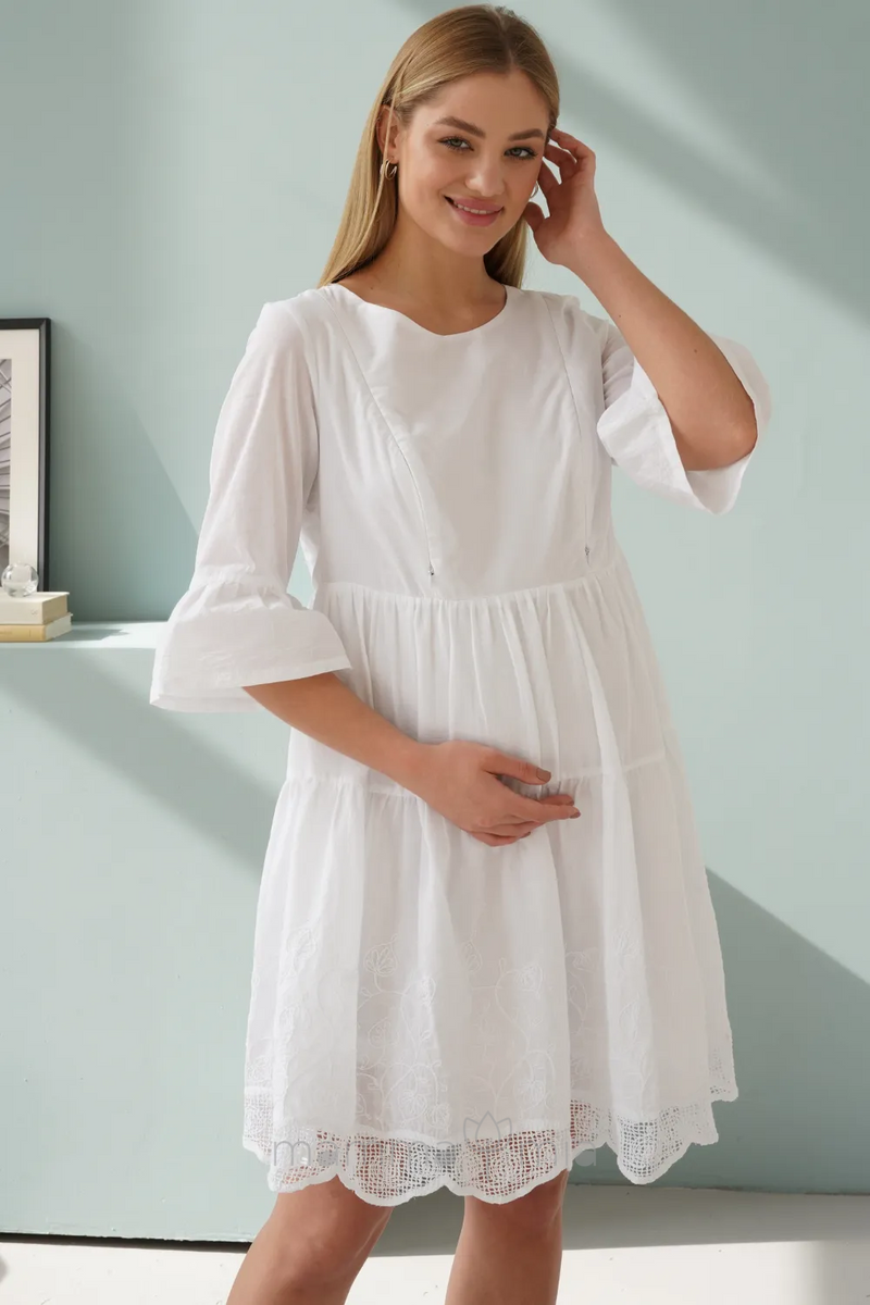 To BE 4250750 Платье для беременных Белый