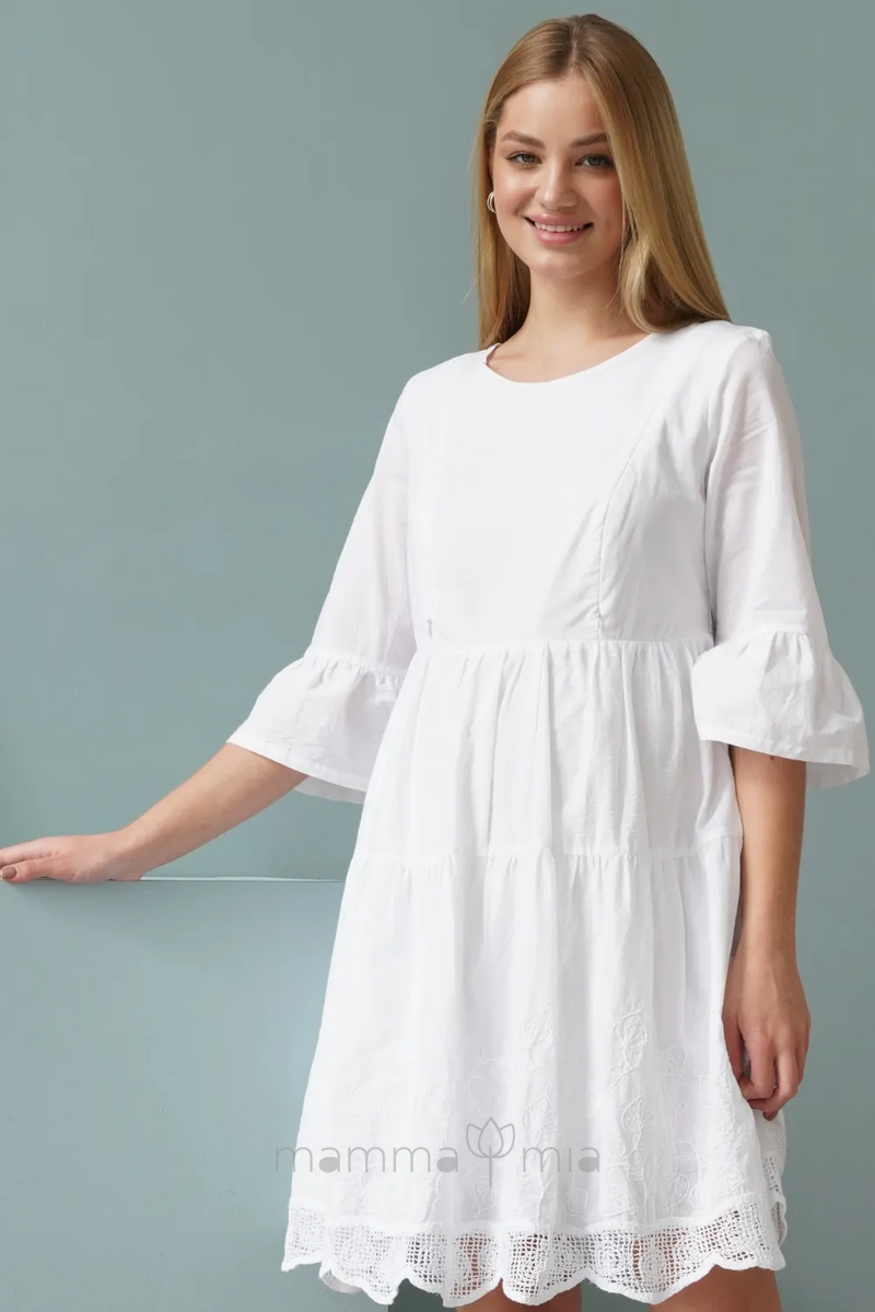 To BE 4250750 Платье для беременных Белый