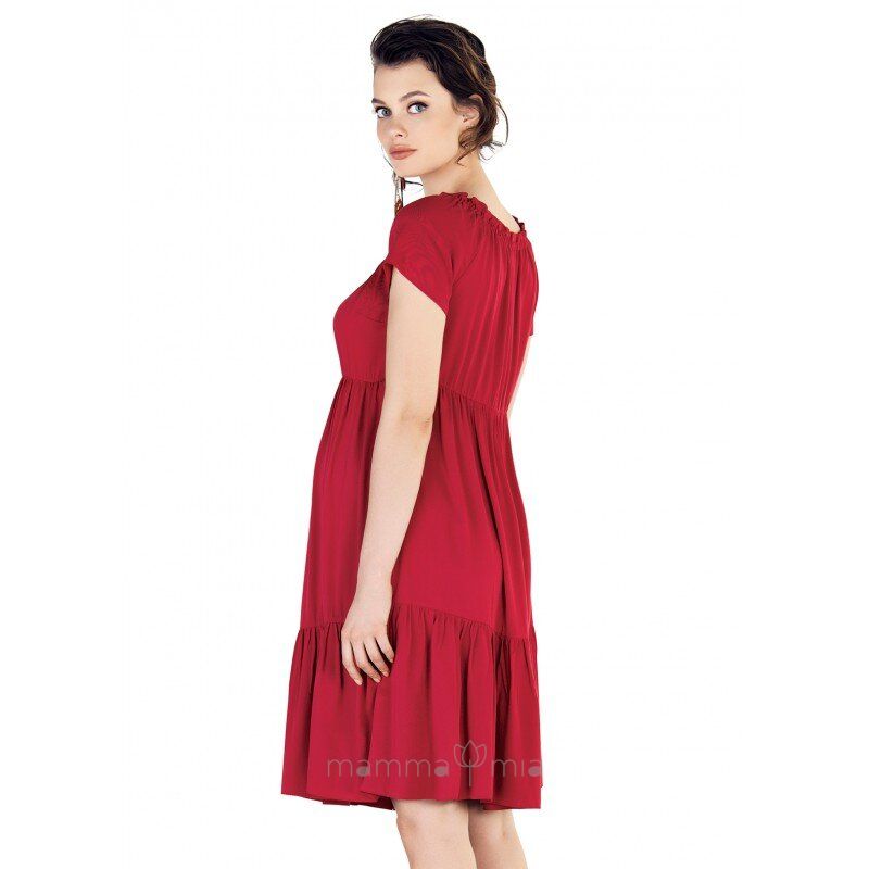 Ebru maternity 4224EB Платье для беременных Кирпичный