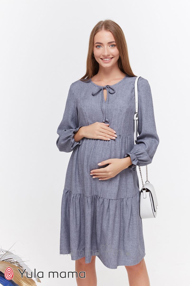 DR-49.122 Платье для беременных Jeslyn синий