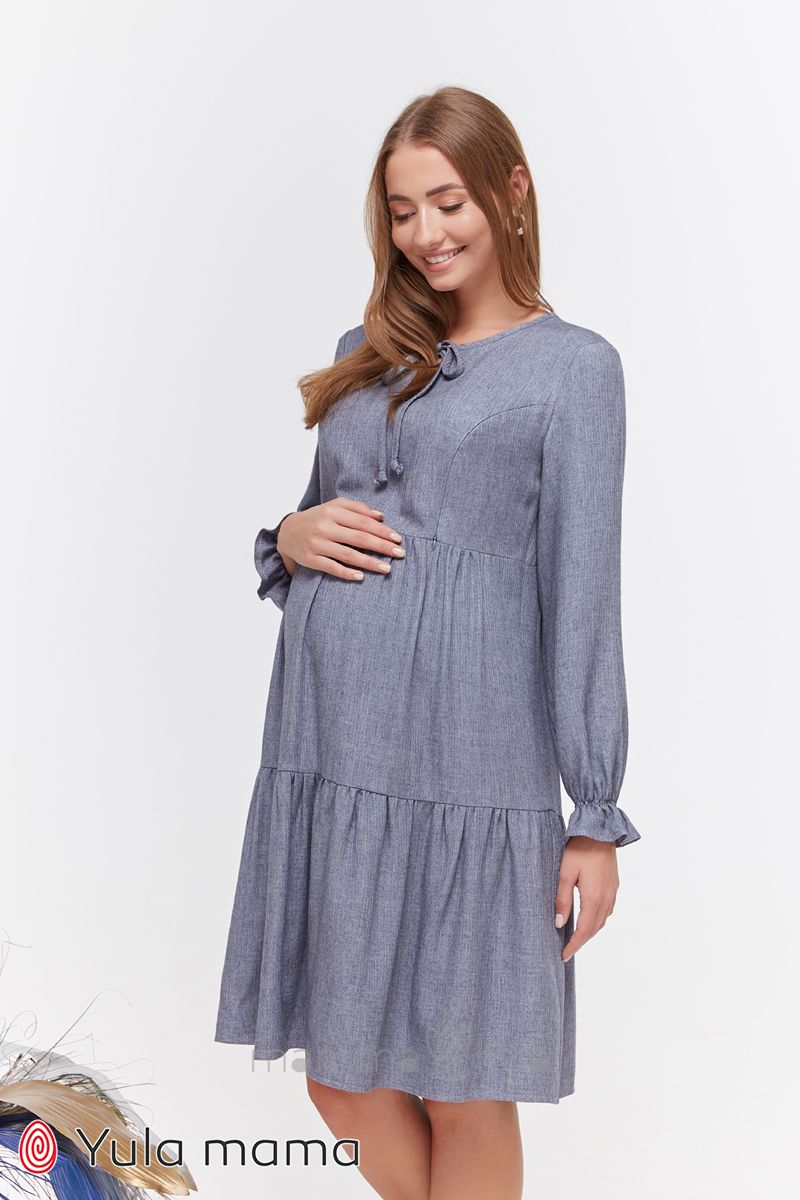 DR-49.122 Платье для беременных Jeslyn синий