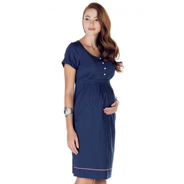 Ebru maternity 3735EB Платье для беременных Темно-синий