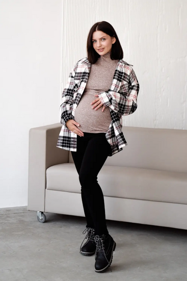 TO BE 4279051 Bluza tricotată pentru gravide мокко