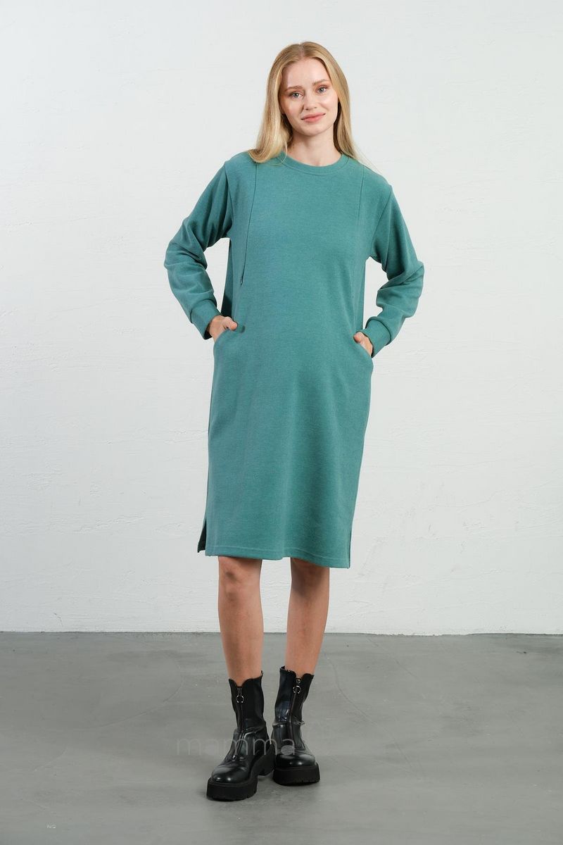 Busa 7606BS Rochie pentru perioada de sarcina si alaptare, Menta verde мятный