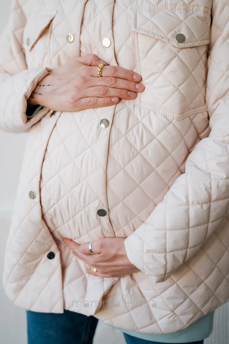 To BE 980274 Куртка для беременных молочный